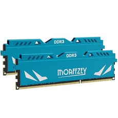 Moaffzey 8GB(2x4GB) DDR3 RAM 1866MHz PC3-14900 CL10 데스크탑 컴퓨터 메모리 240핀 1.5V 2Rx8 듀얼 랭크 비 ECC 언버퍼드, 8GB Set(2*4GB)