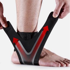 스포츠 발목 지지대 탄성 높은 보호 장비 안전 달리기 농구 붕대, 03 M, 03 1PCS Right foot, 01   Mainland