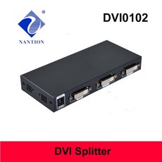 디스트리뷰터 비디오 오디오 분배기 4K DVI 듀얼 링크 1 in 2 out 포트 지지대 1920x1440 @ 60HZ 1x2 HD D