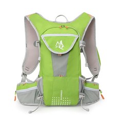 騎行包徒步登山包雙肩超輕大容量多功能登山包輕便小號徒步雙肩包, 綠色（無水袋）