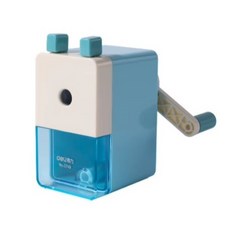 得力 0749 樂素手搖削鉛筆機, 藍色2, 1個