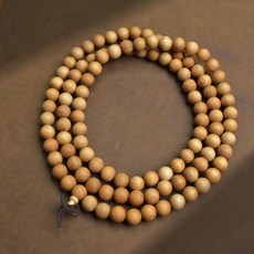 오늘출고 나무 염주 팔찌 불교 108배 10mm 2종 백팔배 합장, 02염주108배-마호가니