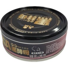歐A 黑酵母 98%鮮肉無膠機能 狗主食罐頭, 80g, 1個, 雞肉+羊肉,