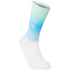 BAISKY自行車襪運動空力襪 流轉螢光 藍綠色 專業自行車配件, 藍綠, 1個