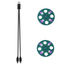 경작기 식물 성장 조명 발아 상자 종자 스타터 묘목 트레이 보육 화분 원예 조절 가능한 환기 재배, [02] 2 light-USB