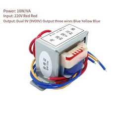 AC 전압 변환기 EI48 고온 저항 입력 220V 6V06V 장비용, 01 CHINA, 03 Dual output  9V