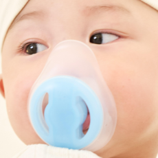 [한정 수량 특가] 오뉴오니 신생아 쪽쪽이 마스크 출산선물 (스카이블루) onuoni safe pacifier BABY MASK - Sky Blue 마감임박, 1세트