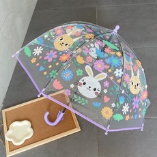 키드넷 캐릭터 아동 투명 자동우산 1개