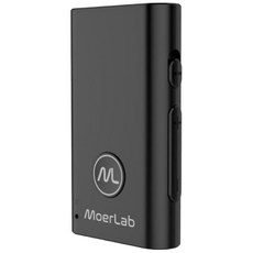 藍牙Auracast音訊接收發射器 無線音樂享受 輕巧便攜設計, MoerDuo AHA02, 黑色, 1個