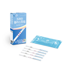 에이디텍 신개념 쓰리라인 (3라인) 얼리(10mIU/mL) 임신테스트기, 1개, 5개입