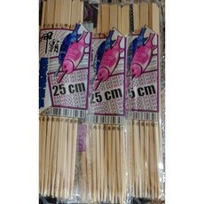 呷霸玉米串 鐵砲串 25cm優質烤肉用竹籤 烤肉串, 1個, 鐵砲串-25cm-20支, 20支