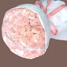 24H台灣出貨 99朵永生玫瑰花束 永生花 玫瑰花 情人節送禮 婚禮禮物 生日送禮, 限量漸層粉+白包裝（限一個）