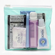 어썸만물상 여행용 세면도구 세트 실속형여행용세면도구세트여행용세면키트, 상세 참조