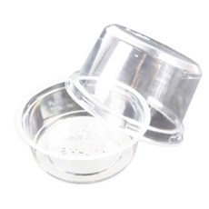 다용도 원형 디저트 용기 투명 SH-100, 1개, 1개입