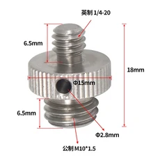 1x 변환 나사 1/4 ~ 3/8 인치 M4 M10 프로젝터 브래킷 어댑터 카메라 삼각대 볼 헤드 액세서리, 01 빠른  Mainland, 29 Reinforce LL 14 M10