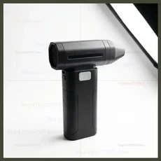 X8 브러시리스 터보 제트 팬 블로워 100000RPM 강력한 전기 에어 진공 먼지 청소기 휴대용 고속, 01 black