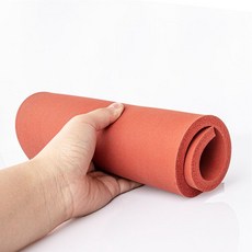 빨간색 실리콘 패드 슈퍼 스폰지 방지 보드 매트 기계 네이팅 패드 부드러운 고온 프레스, 1Pc, 100x100x1mm