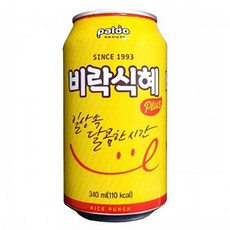 비락 식혜 340mlx24캔, 340ml, 1개