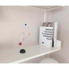 데스크 모빌 테이블 스텐딩 북유럽 컬러볼 모빌 아이방 꾸미기 홈 인테리어 장식 소품샵, 레드