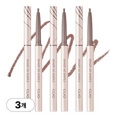 [증정] 클리오 샤프 쏘 심플 워터프루프 펜슬 라이너 24AD, 13 로스티드핑크, 3개