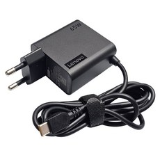 레노버 정품 65W C타입 노트북용 PD 충전기 일체형 ADLX65ULGR2A, 1개
