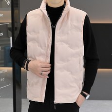 男士立領羽絨保暖馬甲背心坎肩