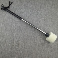 大鼓鼓槌 行進鼓專用棉頭 軍鼓槌, 一支/金屬+塑膠握把, 1個