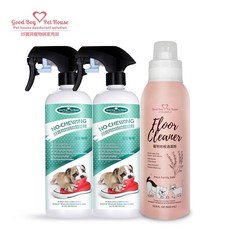 GBPH好寶貝 寵物地板清潔劑500ml 狗用防標驅避劑 防啃咬驅避劑, 1個, 咬驅避劑X2+地板清潔劑X1