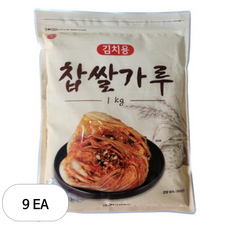 햇살나래 해가원 김치용 찹쌀가루, 1kg, 9개