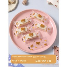 사탕 포장 초콜릿 카라멜 대용량 1000장 비닐백, 100개입 [체험용], 1개, 캔디백 [장난꾸러기 작은 곰]