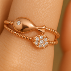 925실버 물고기 수능 시험운 재물운 학업운 애끼 반지