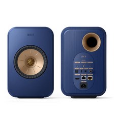 KEF LSX II Hi-Fi 主動式無線喇叭 台灣公司貨，支援串流播放，簡化音響系統，享受極致音樂體驗, 鈷藍