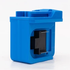 마끼다호환 18V BL1860 리튬 배터리용 2in1 어댑터 변환기-파크사이드 X20V 이온 드릴 전동 공구 액세서리, 01 파란색