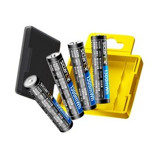 Sidande 4號 1.5V 1300mWh 恆壓 快充 AAA 充電鋰電池 4入, 1個, 4個裝