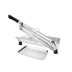 牛軋糖刀 切糖機【16寸】切條機 切片機厚薄可調不銹鋼鍘刀超大工作檯面果蔬切片切條機, 1個, 本鋼色