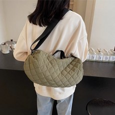 투니스 여성 캐주얼 다이아몬드 퀼팅 숄더 크로스백