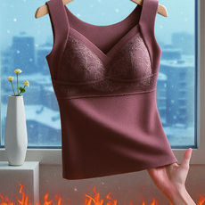 그레테 여성 레이스 소프트 베이비기모 발열 브라탑