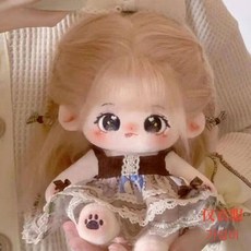 20cm 아기인형옷 세트 아이돌인형 인형꾸미기 애착인형 인형소품, 20cm 아기 옷 (인형 미포함), 코코 선드레스