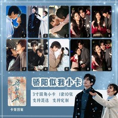 驕陽似我 趙今麥 宋威龍 周邊 鐳射小卡 圓角卡片 1套10張, 1個, 套圖1,鐳射雪花小卡（1套10張）