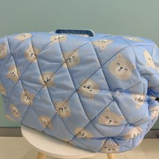 반려견 반려묘 강아지 고양이 애완동물 펫하우스 케이지 이동장 암막, 1개, 두꺼운블루리틀베어케이스미포함