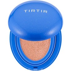 TIRTIR MASK FIT COOL SUN CUSHION 水光氣墊粉餅 SPF50+ PA++++ 30小時持久 降溫提亮 海洋友善, 藍4.5g-單一色號, 1個