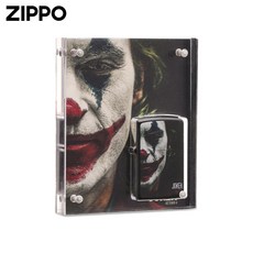 崇德店 半臉小丑打火機 禮盒裝 小丑煤油火機 啞漆, 1個, 半臉小丑-磨砂啞漆【亞克力禮盒裝】, 半臉小丑-磨砂啞漆【亞克力禮盒裝】