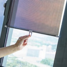 붙이는 롤 블라인드 창문 차단 암막 설치 프라이버시 보호 인테리어 혁신