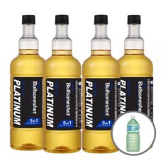 (+워셔)[불스원] 5in1 불스원샷 THE NEW 플래티넘 연료첨가제 500mlX4개입 경유, 휘발유(총4병)★BEST 사계절팩 57%할인★