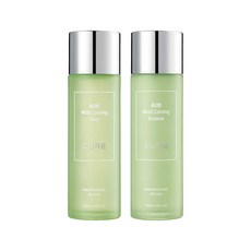 김정문알로에 큐어 모이스트 카밍 토너130ml+에멀젼130ml, 1세트
