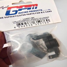 GPM 합금 알루미늄 프론트 휠 허브 캐리어 마운트 LOSI 1/10 LASERNUT Tenacity Ultra 4 RC 자동차 부품, 03 Black, 1개