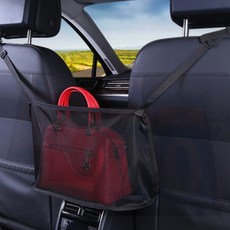 차량 뒷좌석 그물망 트렁크 수납 포켓 잡화 정리 그물, 블랙테두리