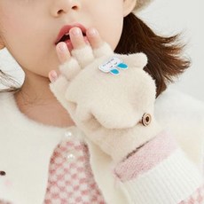 귀여운 토끼 반장갑 따뜻한 겨울장갑 방한