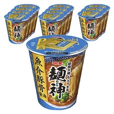 明城明心杯家庭裝豬骨湯麵豉油杯拉麵99g 12包, 12個