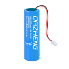 14500 리튬이온 배터리 충전지 3.7V 500mAh, 1개, 1개입